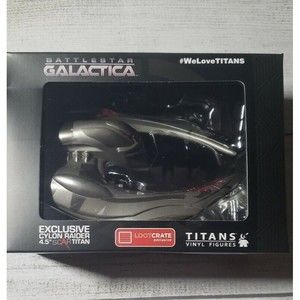 Battlestar Galactica Cylon Raider 4.5" Scar Titan Loot Crate Exclusive Vinyl